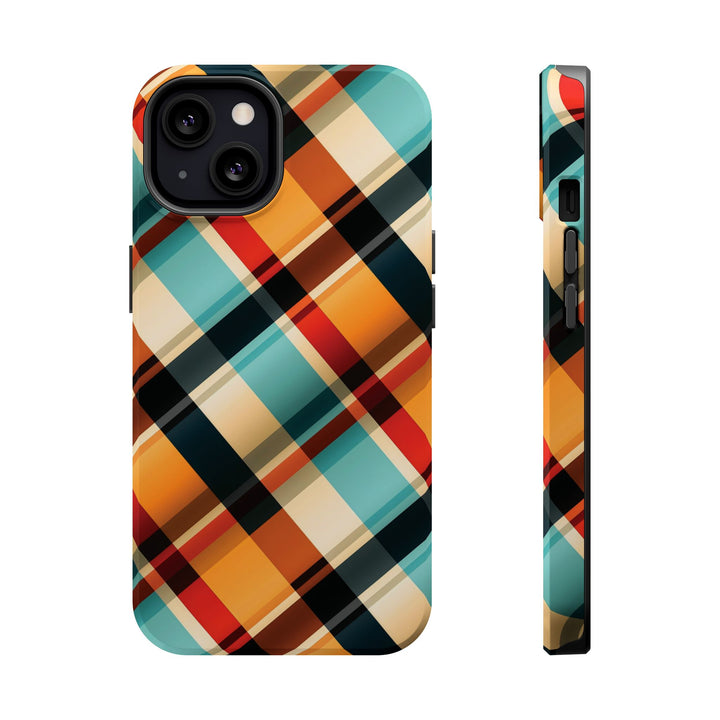 Checkered Plaid Magsafe Gift for Her Cute Phone Case for Iphone, | iPhone 16 | iPhone 15 Pro Max, Iphone 14 Pro Max, 13 12 11 10 9 8 7 - Studio40ParkLane
