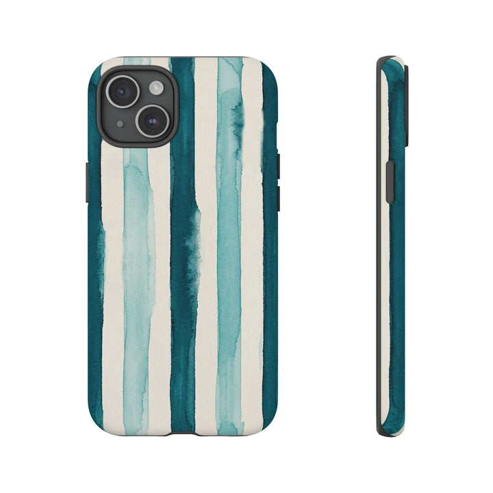 Tough Cute Green Stripes Phone Case, for IPhone 17 Pro Max | Iphone 17 Air, Iphone 16, IPhone 15, 14 13 12, Samsung Galaxy S26, S25, S24, S23