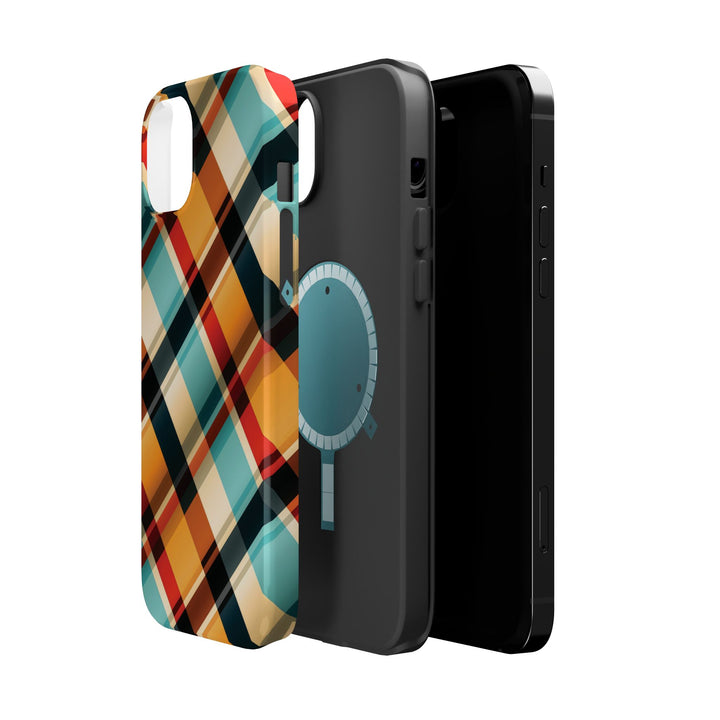 Checkered Plaid Magsafe Gift for Her Cute Phone Case for Iphone, | iPhone 16 | iPhone 15 Pro Max, Iphone 14 Pro Max, 13 12 11 10 9 8 7 - Studio40ParkLane