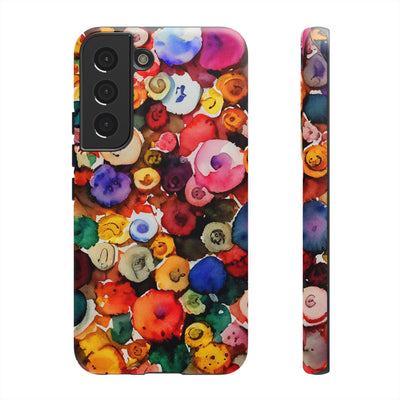 Impact Resistant, Fall Colors Buttons, Cute Phone Cases for Samsung S24, S23, S22, S21, IPhone 15 pro Iphone 14 pro Iphone 13 IPhone 12 Iphone 11