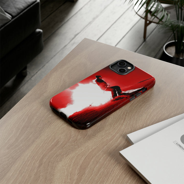 Cute IPhone Case | iPhone 15 Case | iPhone 15 Pro Max Case, Iphone 14 Case, Iphone 14 Pro Max Case IPhone Case for Art Lovers - Red Skier - Studio40ParkLane