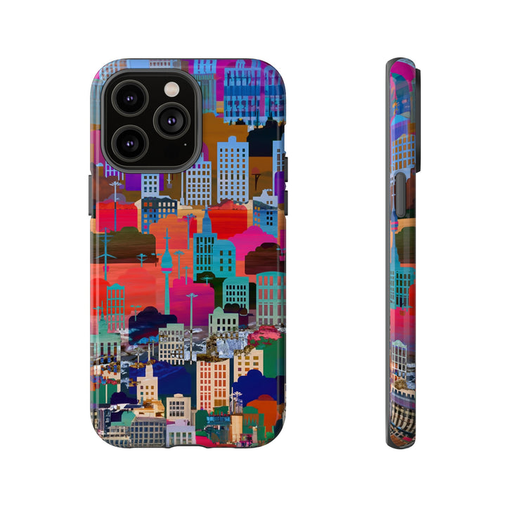 Cute Samsung Case | Cool Iphone Case | Summer City Skyline, Samsung S24, S23, S22, S21, IPhone 15 Case | Iphone 14 Case, Iphone 13 Case - Studio40ParkLane