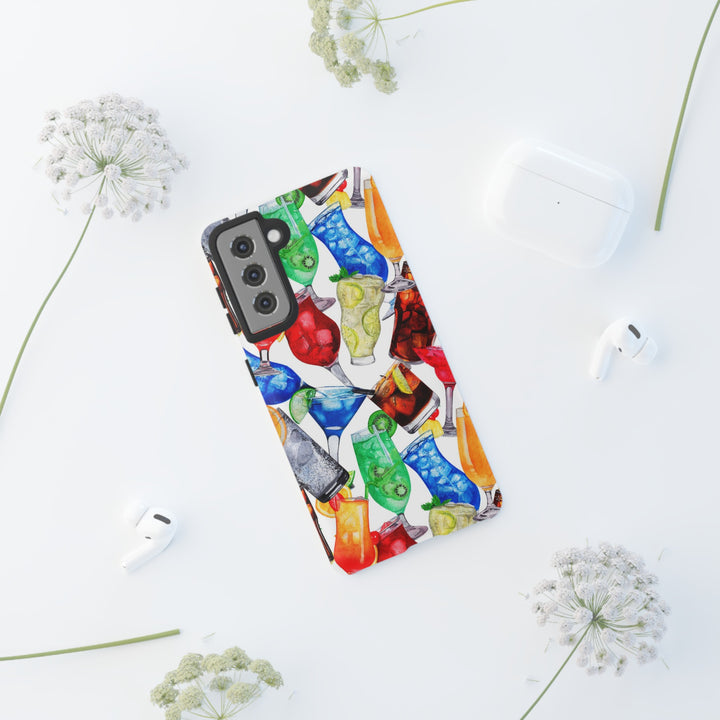 Cute Samsung Case | Cool Iphone Case | Summer Fruit Cocktail, Samsung S24, S23, S22, S21, IPhone 15 Case | Iphone 14 Case, Iphone 13 Case - Studio40ParkLane