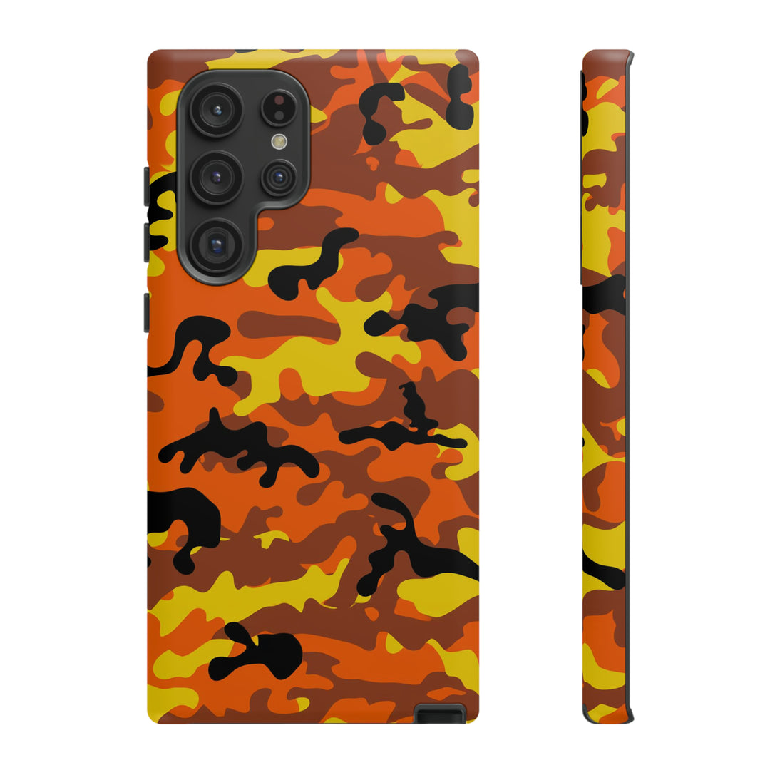 Cool Phone Case | Aesthetic Phone Case | Fall Camo | For Samsung Galaxy S23, S22, S21, S20 | Luxury Double Layer | Cute - Studio40ParkLane