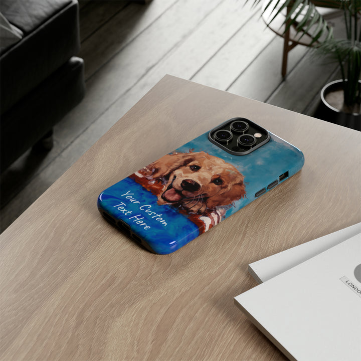 Personalize this Cute IPhone Case | Golden Retriever Dog iPhone Case, iPhone 15 Case | iPhone 15 Case, Iphone 14 Case, Iphone 14 Pro Max Case - Studio40ParkLane