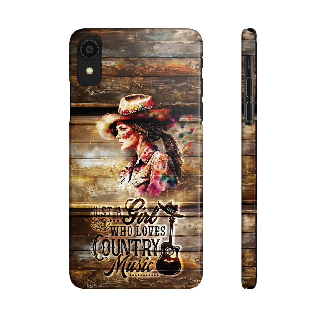 Slim Cute Phone Cases for Iphone - | iPhone 15 Case | iPhone 15 Pro Max Case, Iphone 14 Case, Iphone 14 Pro Max, Iphone 13, Country Music Girl - Studio40ParkLane