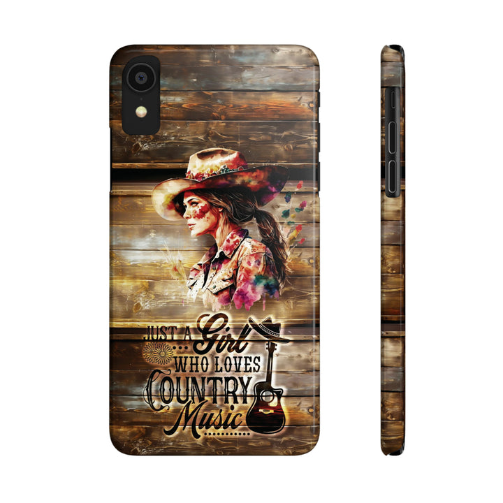 Slim Cute Phone Cases for Iphone - | iPhone 15 Case | iPhone 15 Pro Max Case, Iphone 14 Case, Iphone 14 Pro Max, Iphone 13, Country Music Girl - Studio40ParkLane