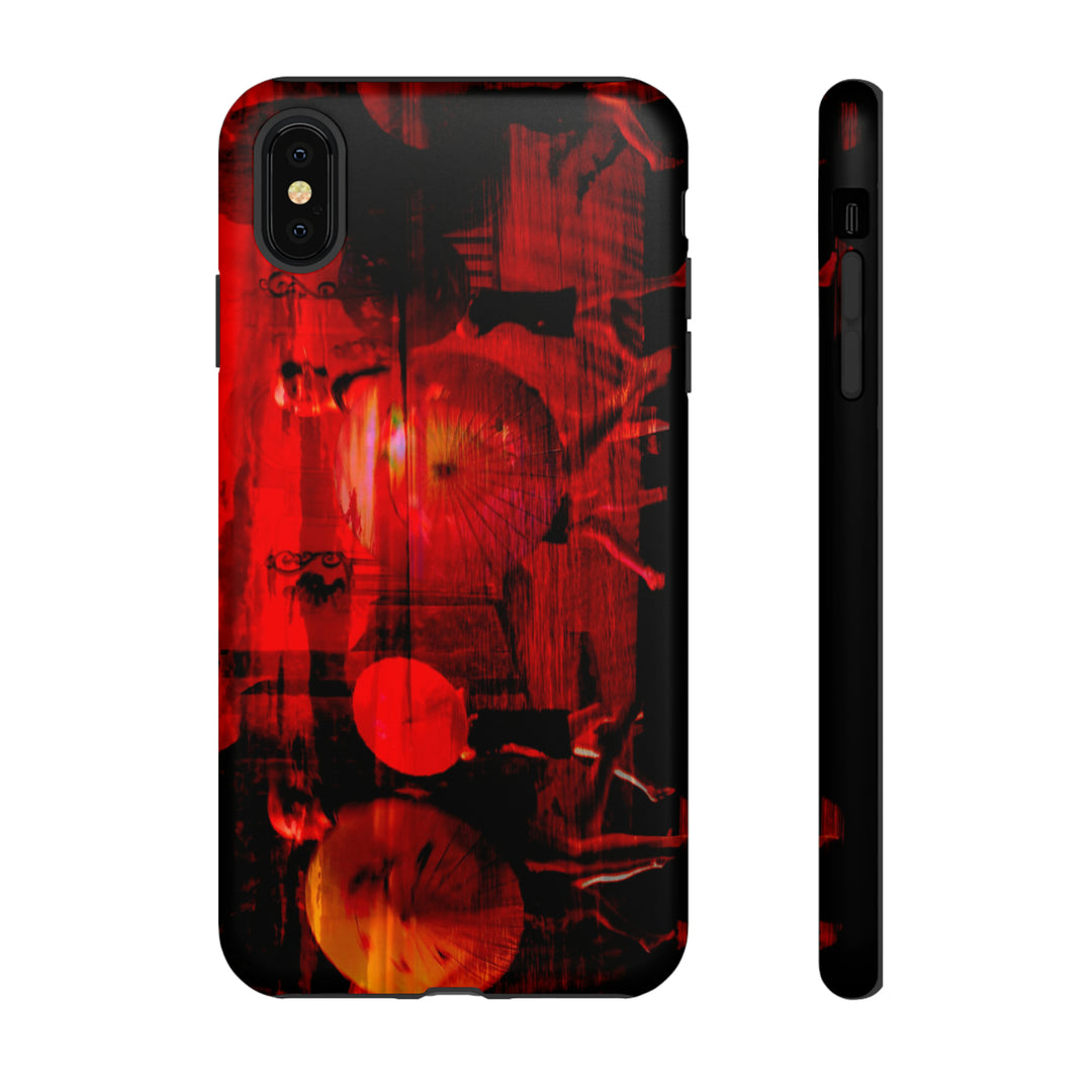 Cute IPhone Case | iPhone 15 Case | iPhone 15 Pro Max Case, Iphone 14 Case, Iphone 14 Pro Max Case IPhone Case for Art Lovers, Sunset Dance Red - Studio40ParkLane