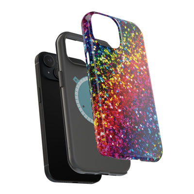 Non Glitter Color Composition Magsafe Cute Phone Case for Iphone Gift for Her,  | iPhone 15 Case | iPhone 15 Pro Max Case, Iphone 14, Iphone 14 Pro Max, Iphone 13, Iphone 16