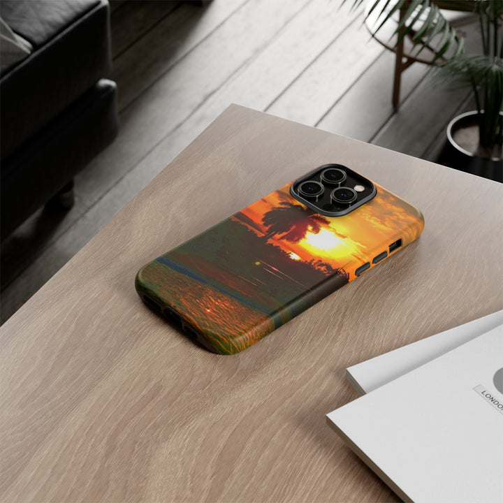 Cute Samsung Case | Cool Iphone Case | Summer Jamaica Pool Sunset, Samsung S24, S23, S22, S21, IPhone 15 Case | Iphone 14 Case, Iphone 13 Case - Studio40ParkLane