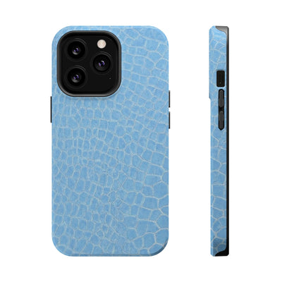 Non Leather Blue Color Pattern Magsafe Cute Phone Case for Iphone Gift for Her, | iPhone 15 Case | iPhone 15 Pro Max Case, Iphone 14, Iphone 14 Pro Max, Iphone 13, Iphone 16