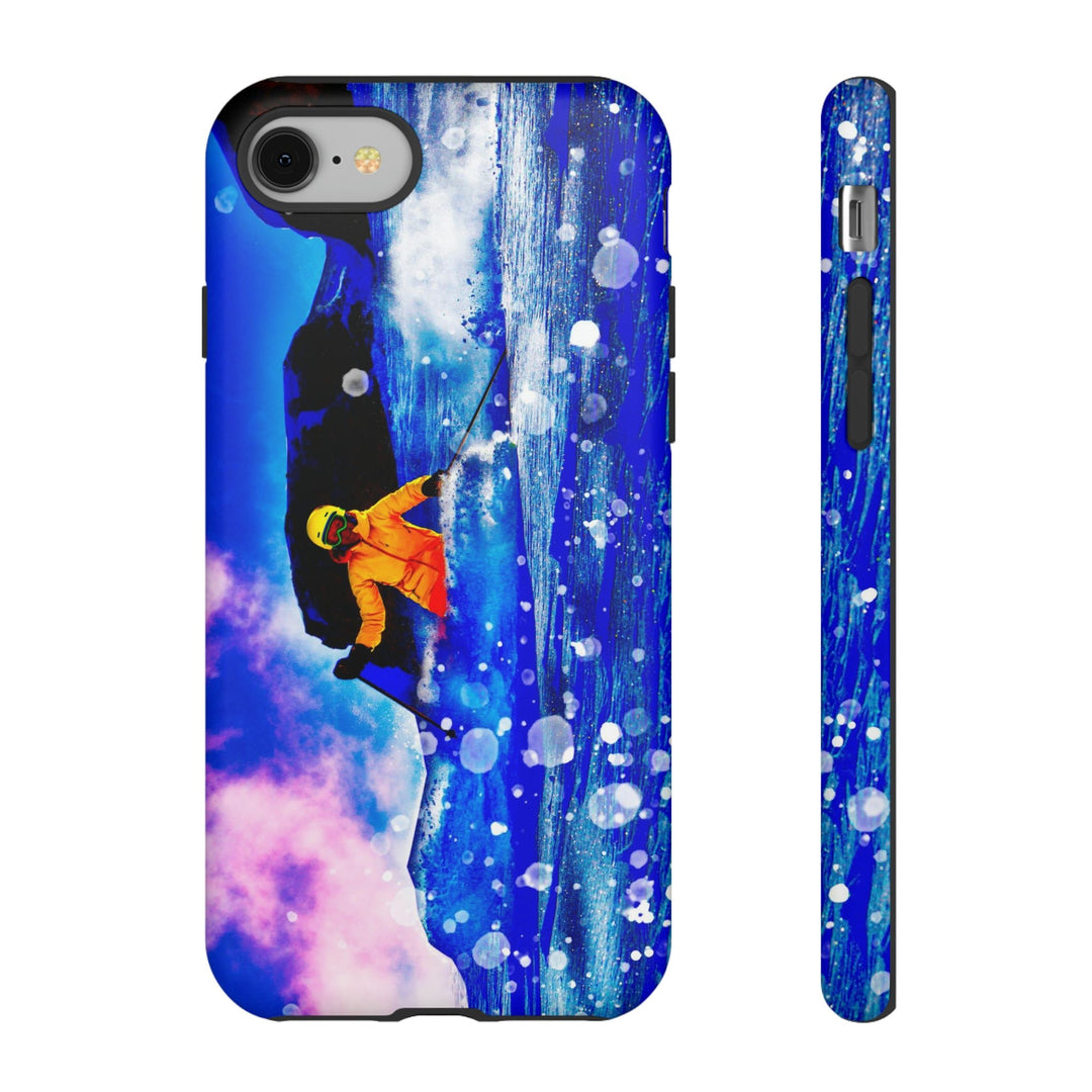 Cute IPhone Case | iPhone 15 Case | iPhone 15 Pro Max Case, Iphone 14 Case, Iphone 14 Pro Max Case IPhone Case for Art Lovers, Skier Mountain - Studio40ParkLane