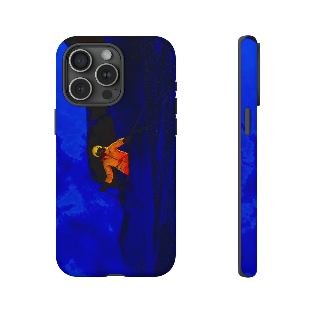 Cute IPhone Case | iPhone 15 Case | iPhone 15 Pro Max Case, Iphone 14 Case, Iphone 14 Pro Max Case IPhone Case for Art Lovers, Skier Mountain Night - Studio40ParkLane
