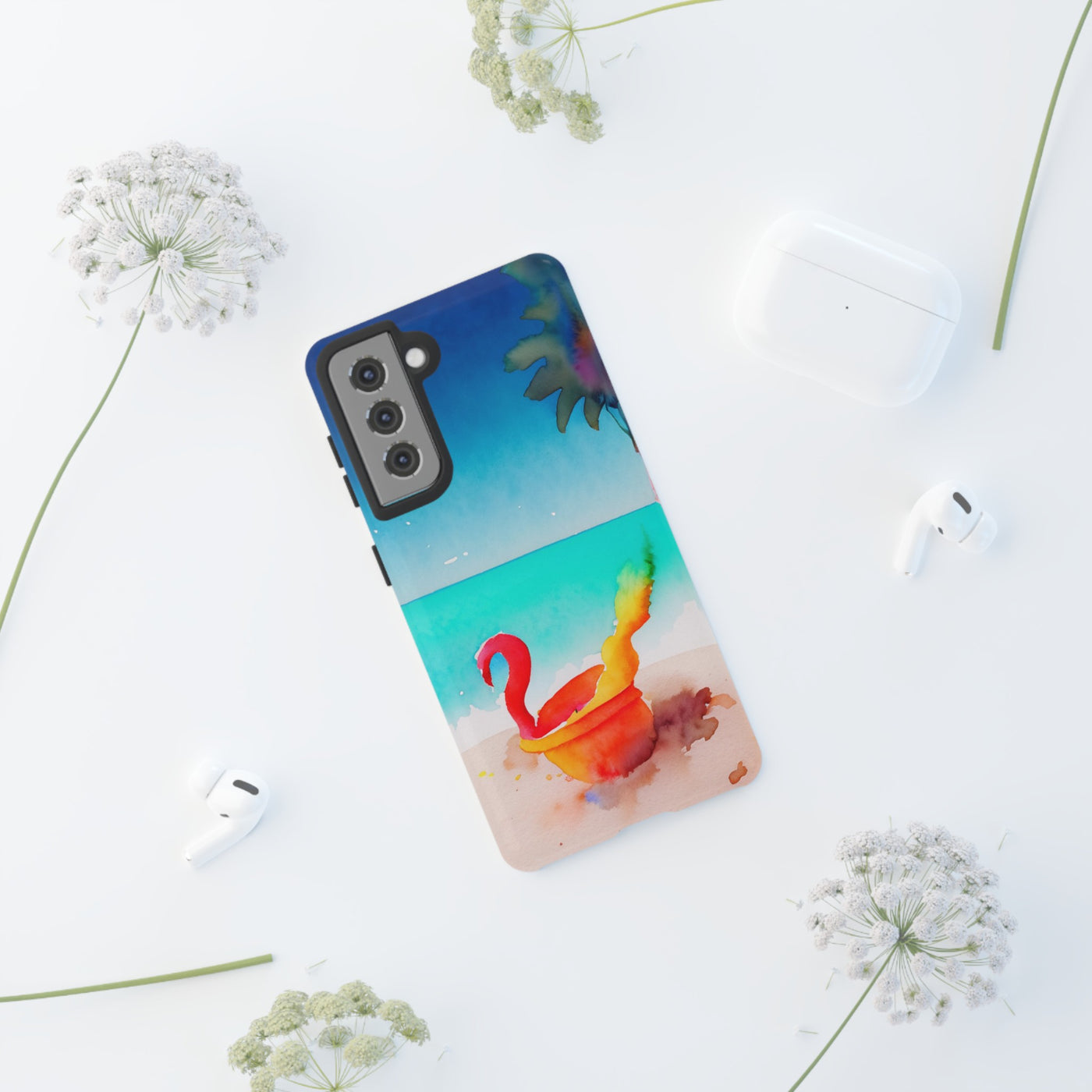 Cute Samsung Case | Cool Iphone Case | Summer Colorful Beach Bucket, Samsung S24, S23, S22, S21, IPhone 15 Case | Iphone 14 Case, Iphone 13 Case