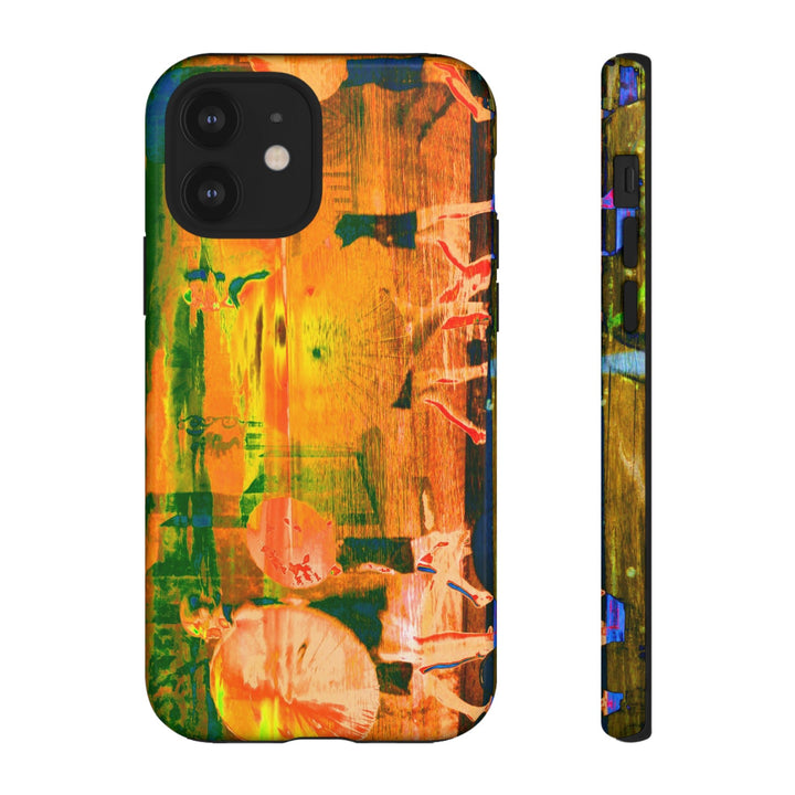 Cute IPhone Case | iPhone 15 Case | iPhone 15 Pro Max Case, Iphone 14 Case, Iphone 14 Pro Max Case IPhone Case for Traveler, Fall Sunset Dance - Studio40ParkLane