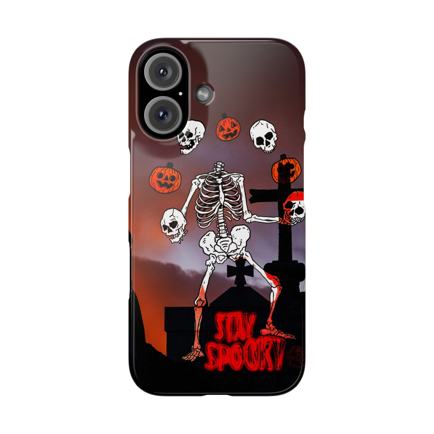 Slim Halloween Spooky Slim Cute Phone Cases for Iphone  | iPhone 15 Case | iPhone 15 Pro Max Case, Iphone 14, Iphone 14 Pro Max, Iphone 13