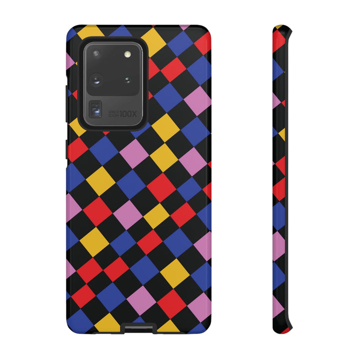 Aesthetic Tough Colorful Checkerboard Phone Case Premium - For iPhone 17 Pro Max iPhone 16 Pro iPhone 15 Iphone 14 Plus 13 Pro 12 11 10 XR - Studio40ParkLane