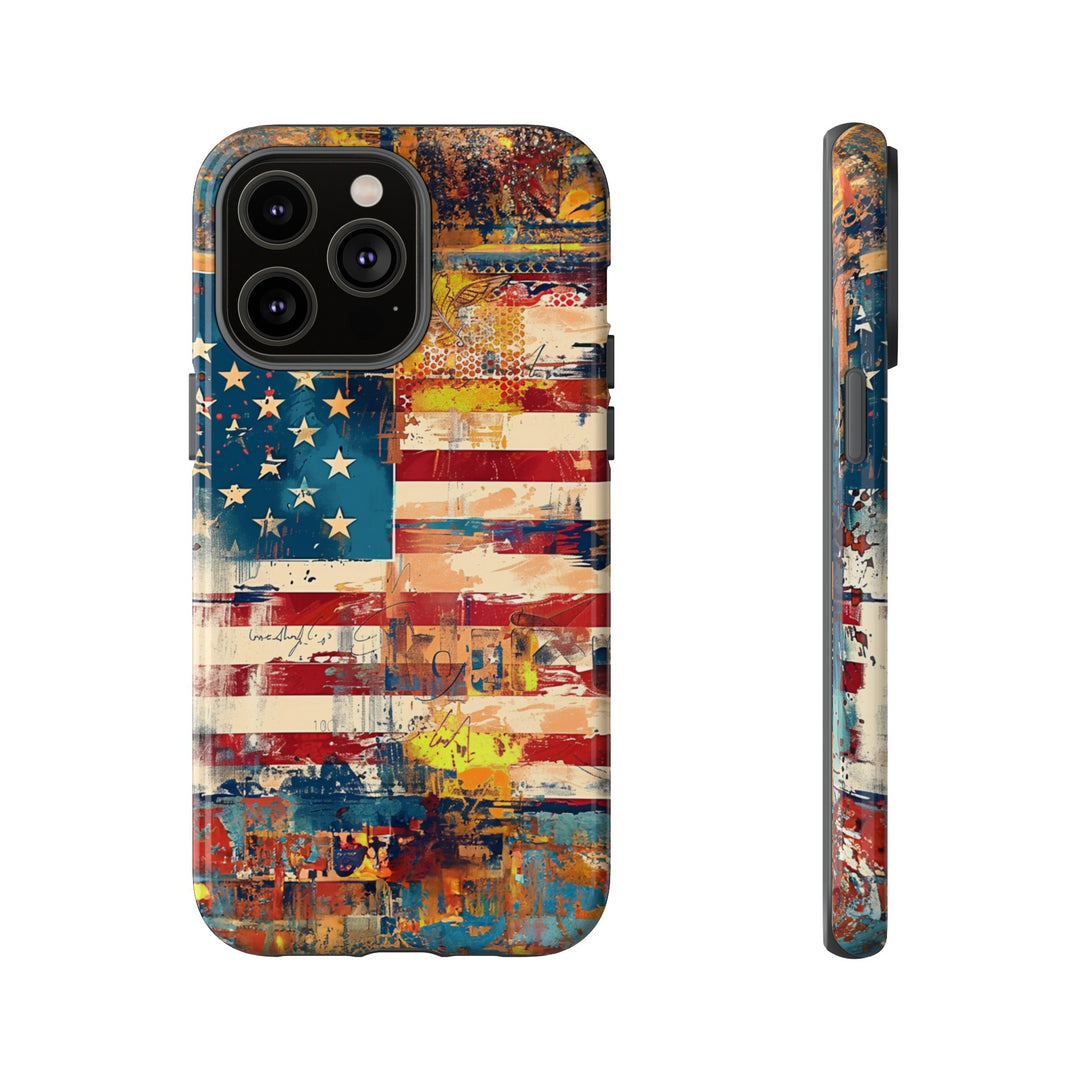 Impact Resistant, American Flag, Cute Phone Cases for Samsung S24, S23, S22, S21, IPhone 15 pro Iphone 14 pro Iphone 13 IPhone 12 Iphone 11 - Studio40ParkLane