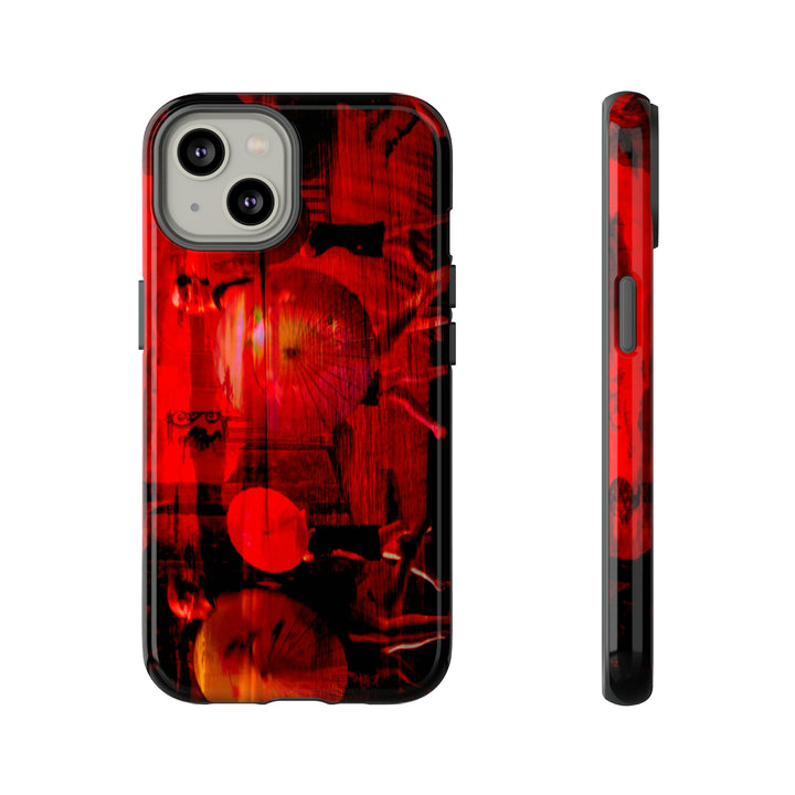 Cute IPhone Case | iPhone 15 Case | iPhone 15 Pro Max Case, Iphone 14 Case, Iphone 14 Pro Max Case IPhone Case for Art Lovers, Sunset Dance Red - Studio40ParkLane