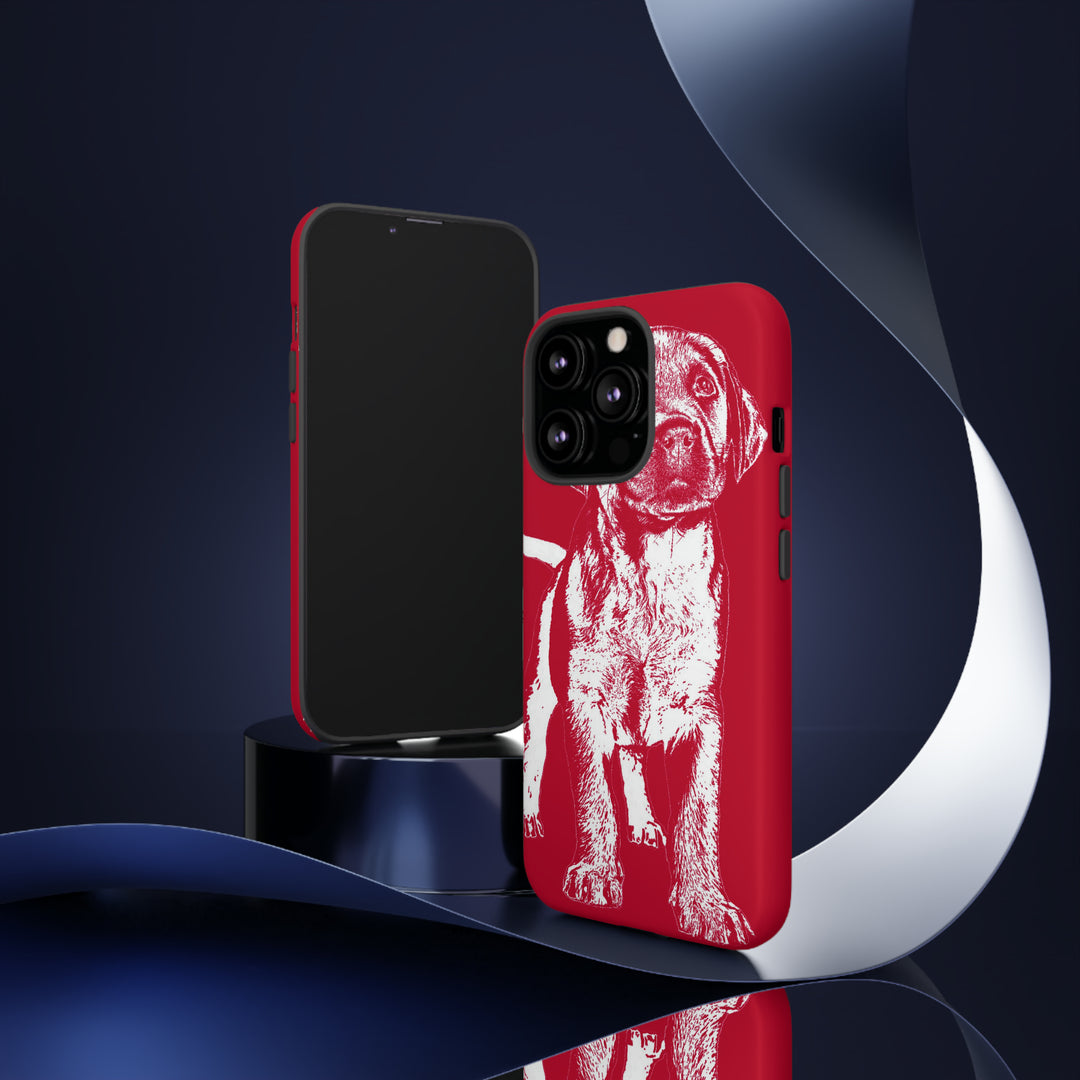 Cute IPhone Case | iPhone 15 Case | iPhone 15 Pro Max Case, Iphone 14 Case, Iphone 14 Pro Max Case IPhone Case for Dog Lovers, Puppy Dog Red - Studio40ParkLane