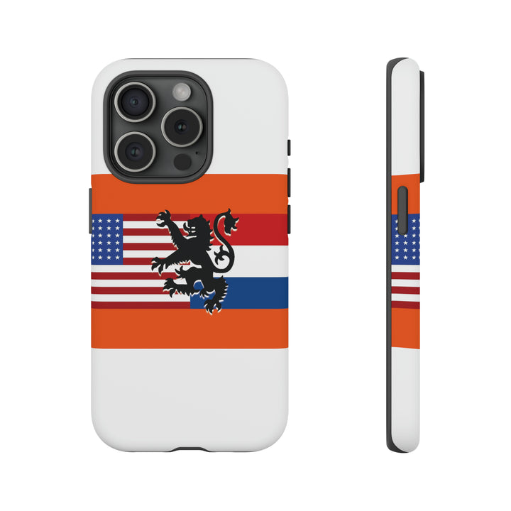 Cute IPhone Case | iPhone 15 Case | iPhone 15 Pro Max Case, Iphone 14 Case, Iphone 14 Pro Max Case IPhone Case for Art Lovers, Dutch US Flag - Studio40ParkLane