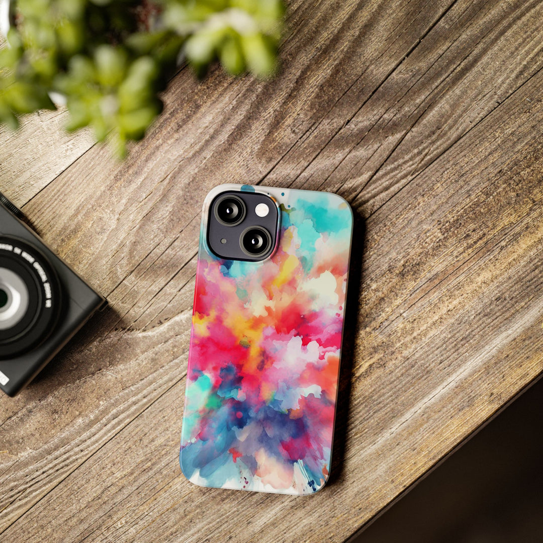Slim Paint Splash Gift for Her Cute Phone Cases for Iphone 16 Pro Max | iPhone 15 Case | iPhone 15 Pro Max Case, Iphone 14, Iphone 14 Pro Max, Iphone 13 12 11 8 7 - Studio40ParkLane