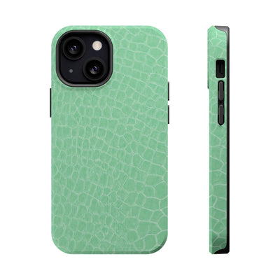 Non Leather Mint Color Pattern Magsafe Cute Phone Case for Iphone Gift for Her, | iPhone 15 Case | iPhone 15 Pro Max Case, Iphone 14, Iphone 14 Pro Max, Iphone 13, Iphone 16 - Studio40ParkLane