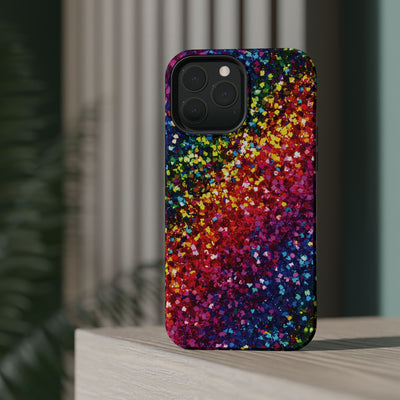 Non Glitter Color Composition Magsafe Cute Phone Case for Iphone Gift for Her,  | iPhone 15 Case | iPhone 15 Pro Max Case, Iphone 14, Iphone 14 Pro Max, Iphone 13, Iphone 16