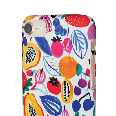 Snap Summer Fruit Gift for Her Cute Phone Cases for Samsung Galaxy S24, S23, S22, S21, S20, Plus, Ultra, Iphone 16, 15, 14, Pro and Max