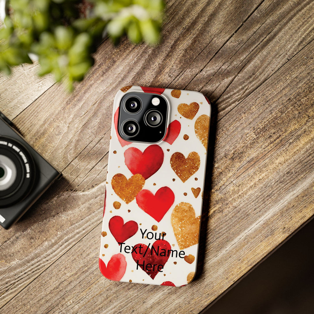 Slim Custom Personalized Valentine Love Gift for Her Cute Phone Cases for Iphone 16 Pro Max | iPhone 15 Case | iPhone 15 Pro Max Case, Iphone 14 - Studio40ParkLane