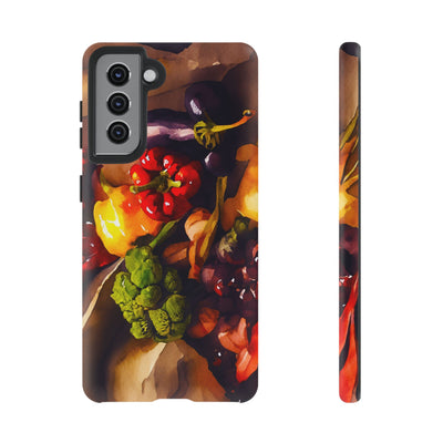 Impact Resistant, Fall Farm Vegetables, Cute Phone Cases for Samsung S24, S23, S22, S21, IPhone 15 pro Iphone 14 pro Iphone 13 IPhone 12 Iphone 11