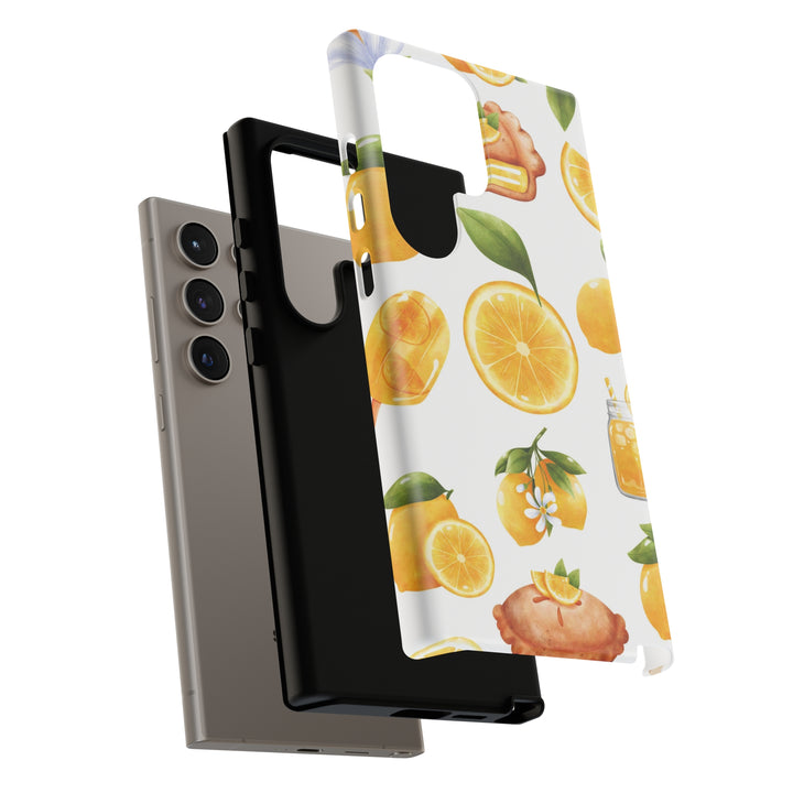 Cute Samsung Phone Case | Aesthetic Samsung Phone Case | Galaxy S23, S22, S21, S20 | Summer Fruit Lemons, Protective Phone Case - Studio40ParkLane
