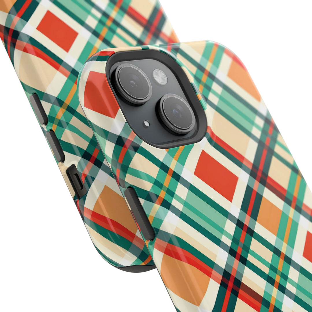 Checkered Plaid Magsafe Gift for Her Cute Phone Case for Iphone, | iPhone 16 | iPhone 15 Pro Max, Iphone 14 Pro Max, 13 12 11 10 9 8 7 - Studio40ParkLane