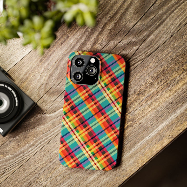 Slim Checkered Plaid Gift for Her Cute Phone Cases for Iphone 16 Pro Max | iPhone 15 Case | iPhone 15 Pro Max Case, Iphone 14, 13, 12, 11, 10, 8, 7 - Studio40ParkLane