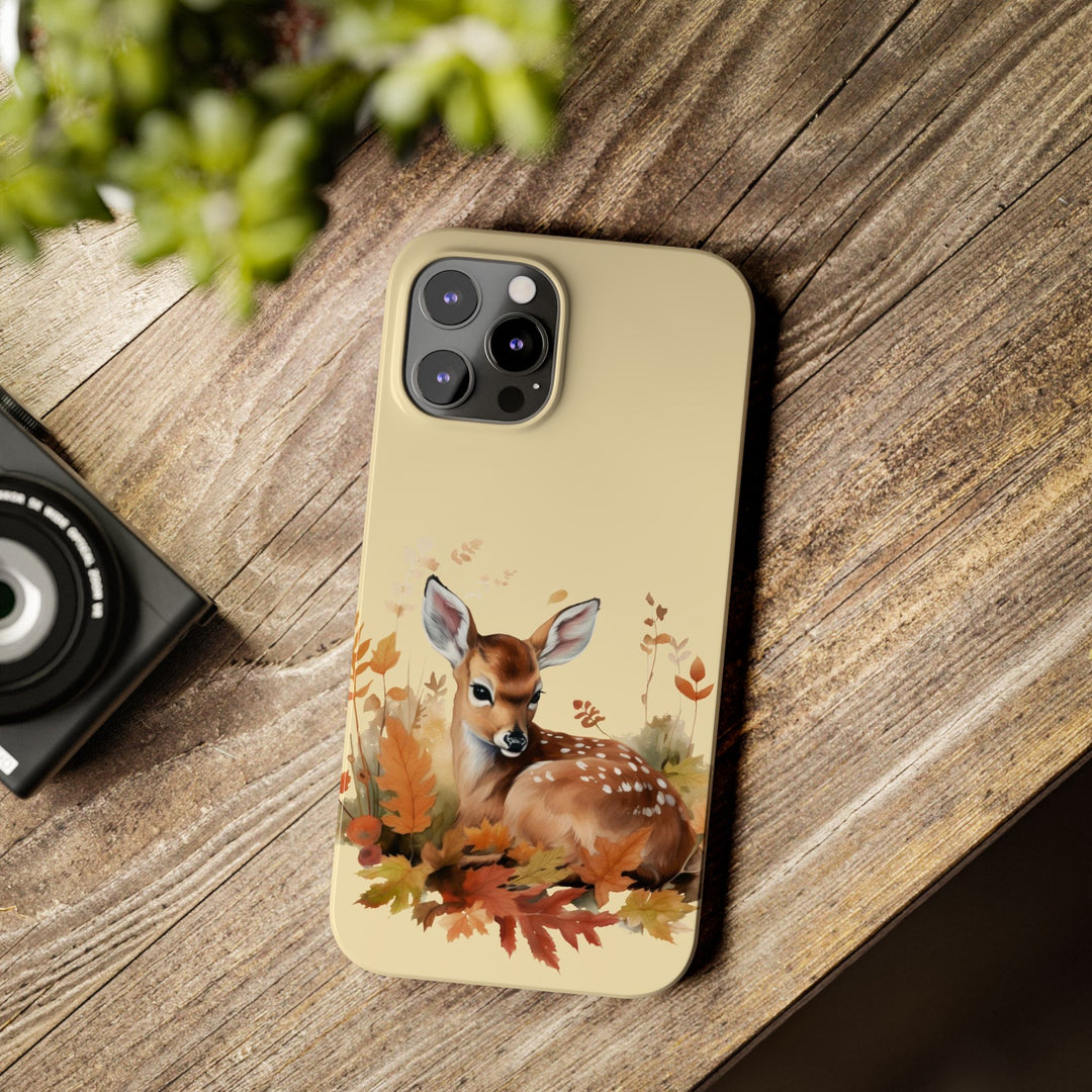 Slim Autumn Fall Deer Gift for Her Cute Phone Cases for Iphone 16 | iPhone 15 Case | iPhone 15 Pro Max Case, Iphone 14, Iphone 14 Pro Max, Iphone 13, Slim - Studio40ParkLane