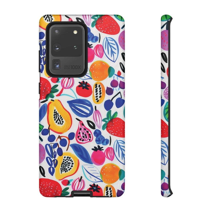 Premium Tough Summer Fruit Collage Gift for Her Cute Phone Cases for Samsung and Iphone, 16, 15, 14, S24, S23, S22, S21, S20, Plus, Ultra, Pro - Studio40ParkLane