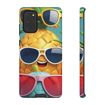 Cute Samsung Phone Case | Aesthetic Samsung Phone Case | Galaxy S23, S22, S21, S20 | Summer Pineapple Fruit, Protective Phone Case