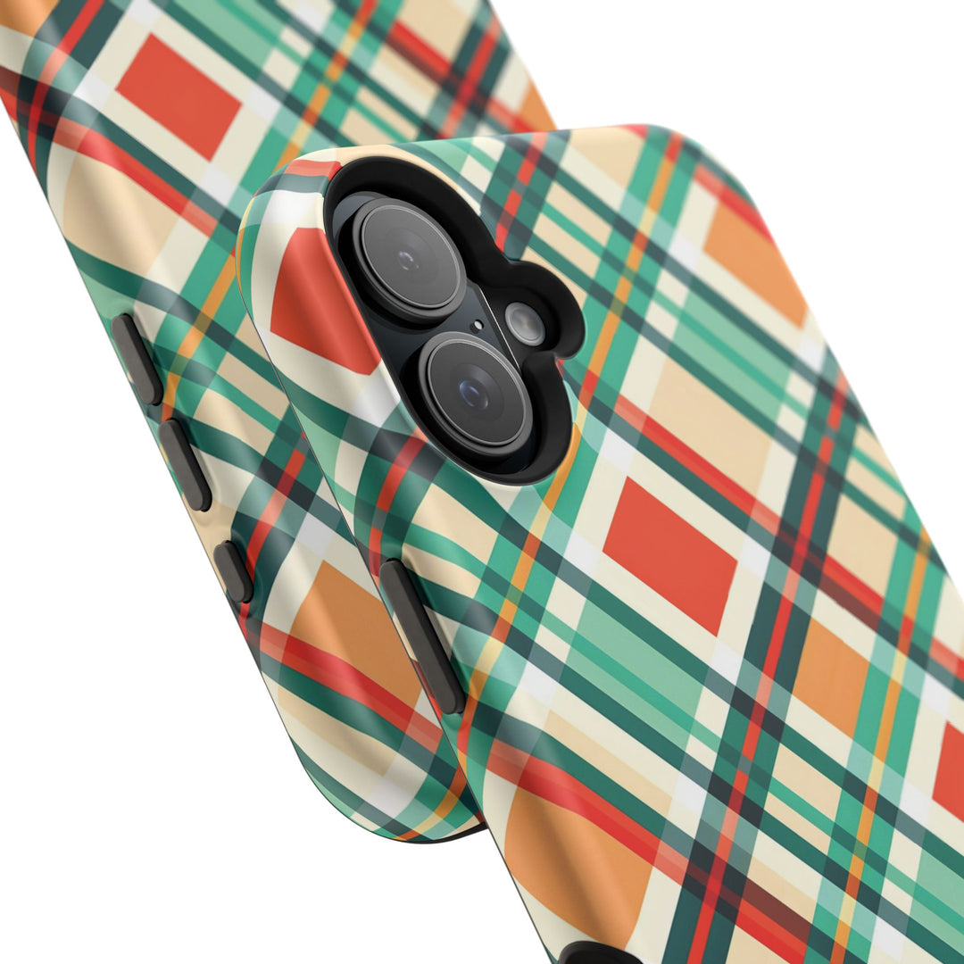 Checkered Plaid Magsafe Gift for Her Cute Phone Case for Iphone, | iPhone 16 | iPhone 15 Pro Max, Iphone 14 Pro Max, 13 12 11 10 9 8 7 - Studio40ParkLane
