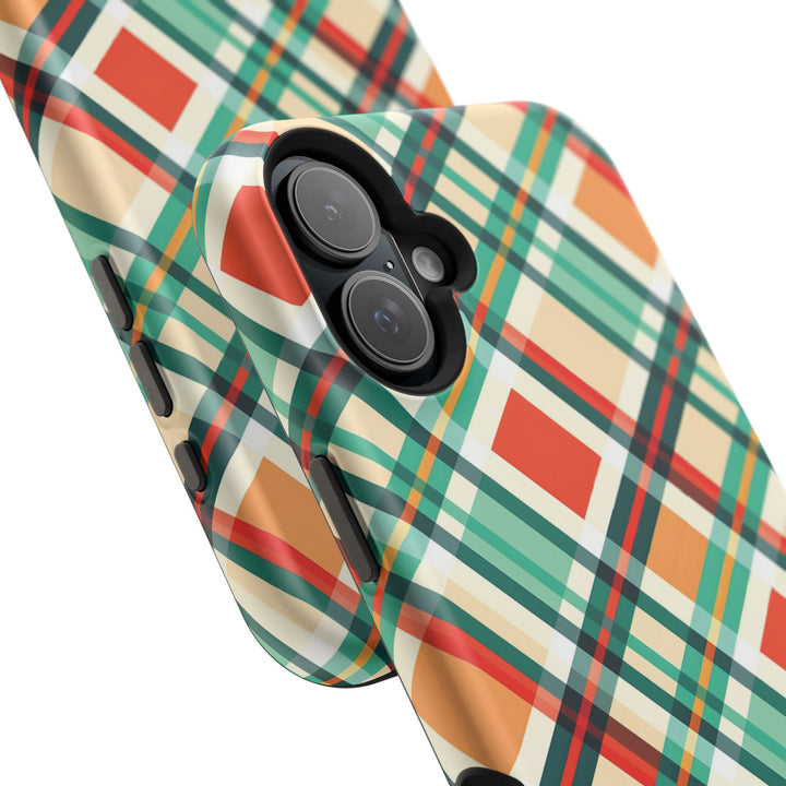 Checkered Plaid Magsafe Gift for Her Cute Phone Case for Iphone, | iPhone 16 | iPhone 15 Pro Max, Iphone 14 Pro Max, 13 12 11 10 9 8 7 - Studio40ParkLane