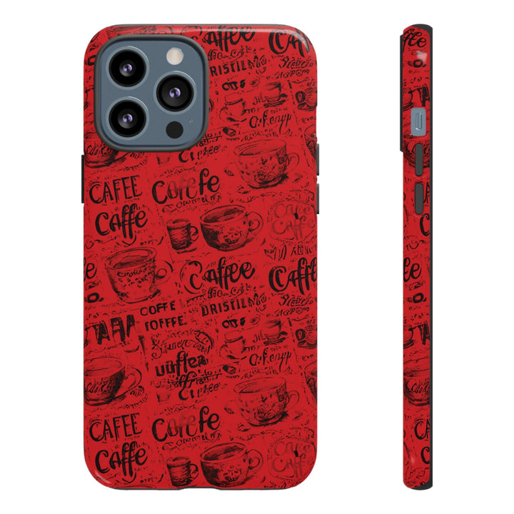 Cute IPhone Case | Red Black Coffee, iPhone 15 Case | iPhone 15 Pro Case, Iphone 14 Case, Iphone 14 Pro Max Case, Protective Iphone Case - Studio40ParkLane
