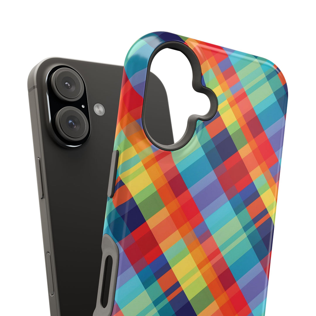 Checkered Plaid Magsafe Gift for Her Cute Phone Case for Iphone, | iPhone 16 | iPhone 15 Pro Max, Iphone 14 Pro Max, 13 12 11 10 9 8 7 - Studio40ParkLane