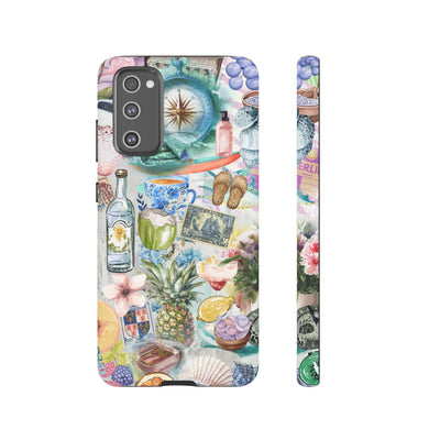 Impact Resistant, Travel Coquette Collage, Cute Phone Cases for Samsung S24, S23, S22, S21, IPhone 15 pro Iphone 14 pro Iphone 13 IPhone 12 Iphone 11