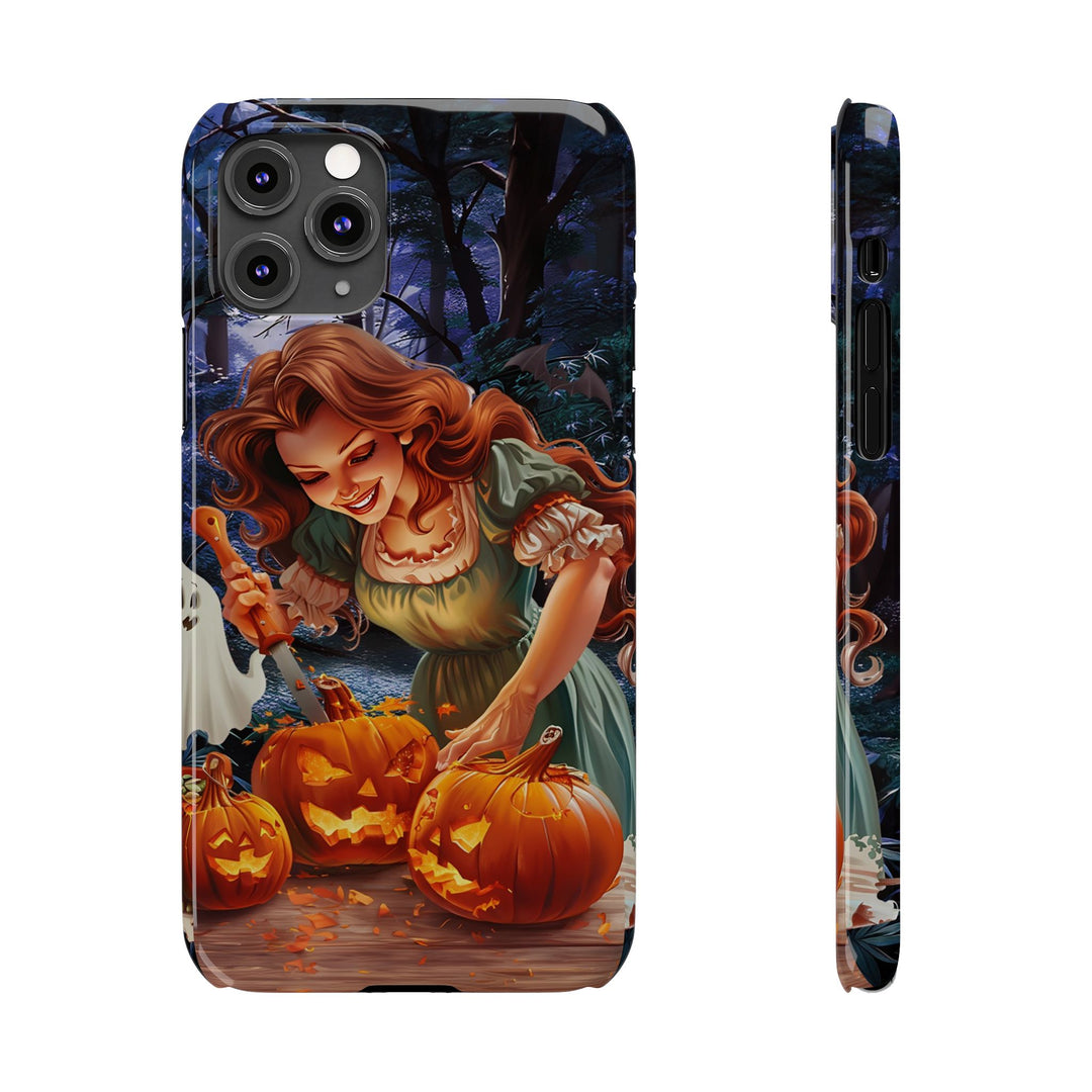 Slim Fall Autumn Pumpkin Fairy Gift for Her Cute Phone Cases for Iphone 16 | iPhone 15 Case | iPhone 15 Pro Max Case, Iphone 14, Iphone 14 Pro Max, Iphone 13, Slim - Studio40ParkLane