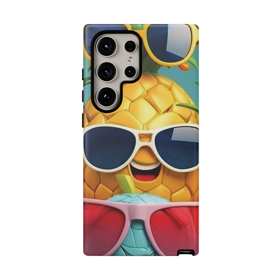 Cute Samsung Phone Case | Aesthetic Samsung Phone Case | Galaxy S23, S22, S21, S20 | Summer Pineapple Fruit, Protective Phone Case - Studio40ParkLane