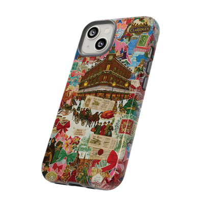 Aesthetic Tough London Coquette Collage Premium Phone Case - For iPhone 17 Pro Max iPhone 16 Pro iPhone 15 Iphone 14 Plus 13 Pro 12 11 10 XR - Studio40ParkLane