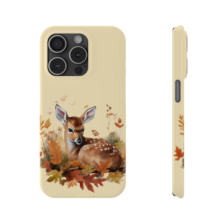 Slim Autumn Fall Deer Gift for Her Cute Phone Cases for Iphone 16 | iPhone 15 Case | iPhone 15 Pro Max Case, Iphone 14, Iphone 14 Pro Max, Iphone 13, Slim - Studio40ParkLane