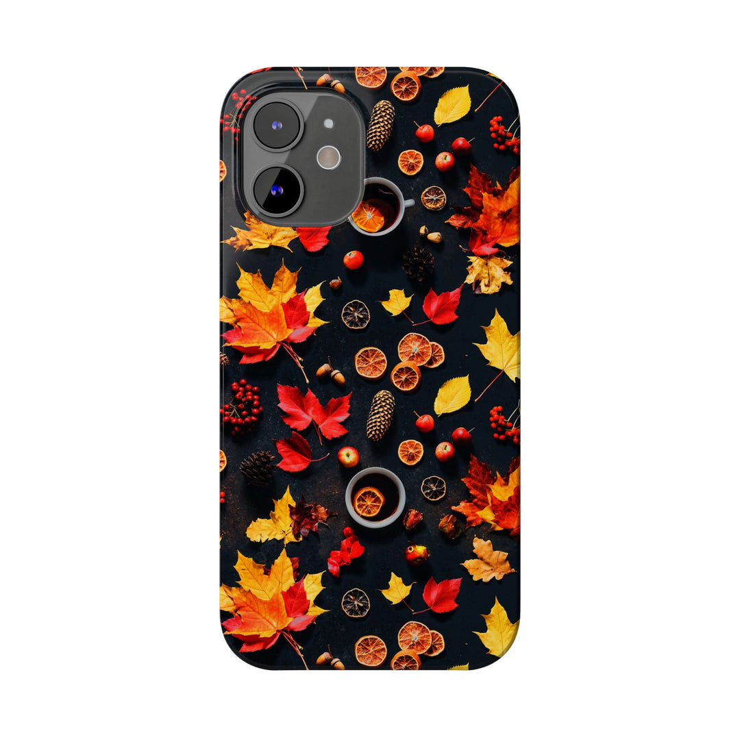 Slim Cute Fall Leaves Collage Phone Cases for Iphone | iPhone 15 Case | iPhone 15 Pro Max Case, Iphone 14, Iphone 14 Pro Max, Iphone 13, Iphone 16 - Studio40ParkLane