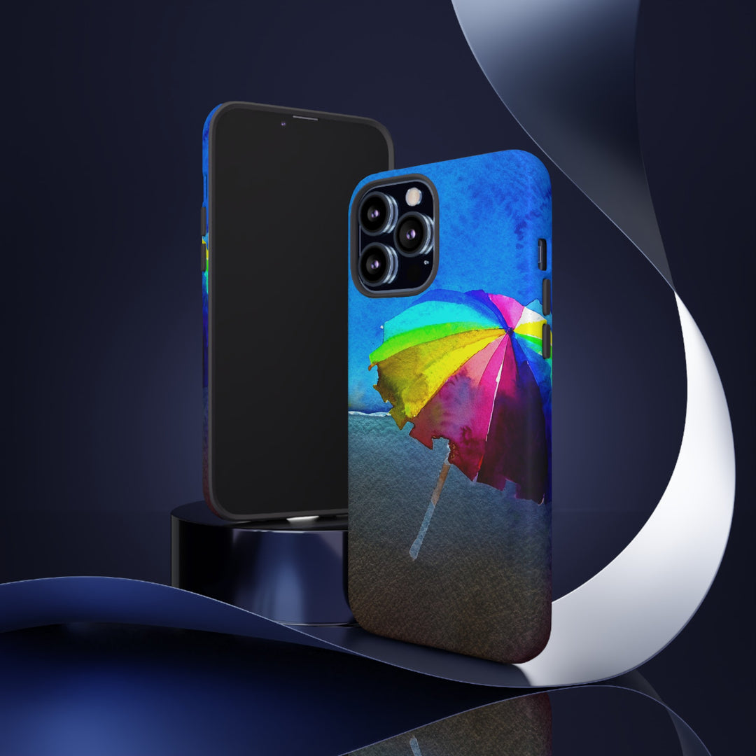 Cute Samsung Case | Cool Iphone Case | Summer Colorful Beach Parasol, Samsung S24, S23, S22, S21, IPhone 15 Case | Iphone 14 Case, Iphone 13 Case - Studio40ParkLane