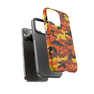 Impact Resistant, Fall camo Camouflage, Cute Phone Cases for Samsung S24, S23, S22, S21, IPhone 15 pro Iphone 14 pro Iphone 13 IPhone 12 Iphone 11