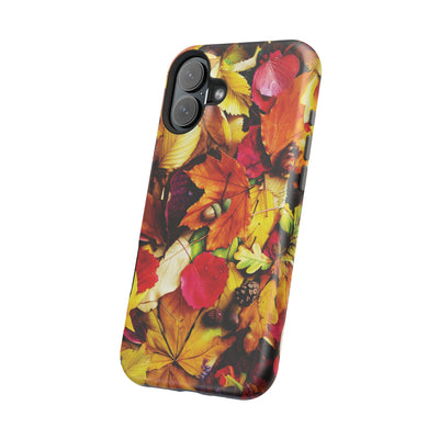 Aesthetic Tough Magsafe Fall Leaves Foliage Phone Case - For iPhone 17 Pro Max iPhone 16 Pro iPhone 15 Iphone 14 Plus 13 Pro 12 11 10 - Studio40ParkLane